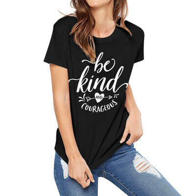 

Starmoon Womens Short Sleeve Casual Comfort Letter Print Tops T-shirt Loose Blouse