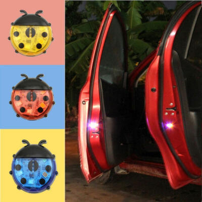 

5LED Car Door Warning Light Wireless Anti Rear Collision Lamp Kit Flash 2pcs
