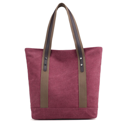 

Tailored Women Fashion Large Capacity Canvas Single Shoulder Bags Travel Shopping Totes