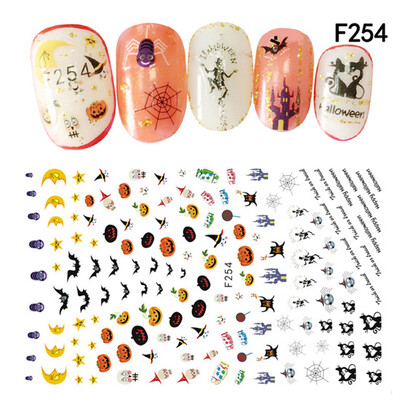

〖Follure〗Halloween Nail Sticker Nail Decoration Horror Design