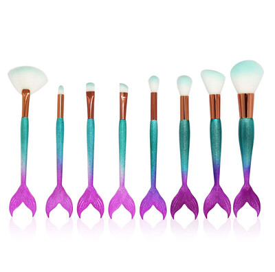 

〖Follure〗8PCS Make Up Foundation Eyebrow Eyeliner Blush Cosmetic Concealer Brushes