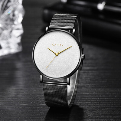 

Gobestart Fashion Casual Starry Sky Simple Calendar Business Net With Strap Mens Watch