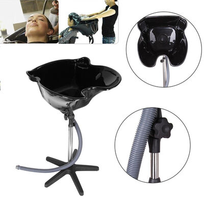 

Ktaxon Pro Portable Shampoo Basin Height Adjustable Salon Hair Treatment Bowl Black New