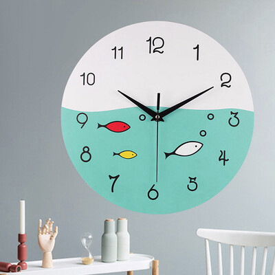 

Gobestart Silent Sweep Modern Elegant Creative Clock Home Decoration Gift