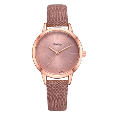 

Fashion Women Watches Simple Scale Dial Ladies Quartz Wristwatch Unique Design Leather Strap Retro Clock Gift Zegarki Damskie