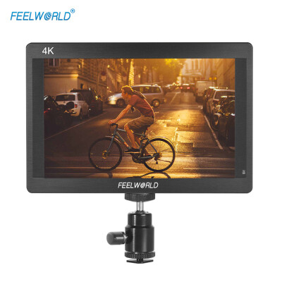 

Feelworld FH7 7" IPS LCD 1920 1200 Full HD On-camera Monitor Display Support 4K HD Input Output 12001 Contrast 450cd㎡ Brightn