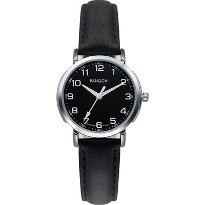 

Pengzhi belt old man watch female expression couple watch middle&old age watch men quartz watch woman waterproof big numbe