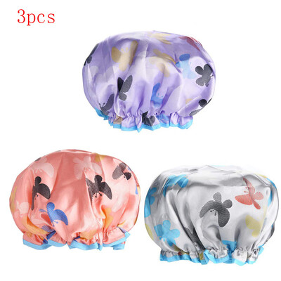 

〖Follure〗Soft Silk Hair Bonnet with Wide Band Comfortable Night Sleep Hat Hair Loss Cap