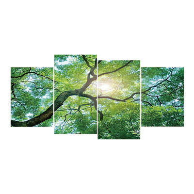 

4pcs 5D DIY Full Drill Diamond Painting Big Tree Cross Stitch Embroidery