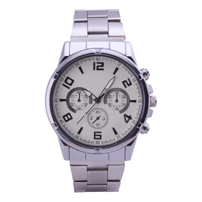 

Gobestart Luxury Watch Fashion Stainless Steel Watch For Mens Quartz Analog Wrist Watch