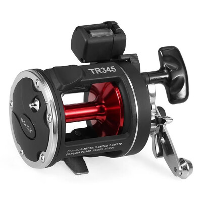 

21BB Trolling Fishing Reel with Line Counter Right Hand Bait Casting Boat Fishing Drum Reel
