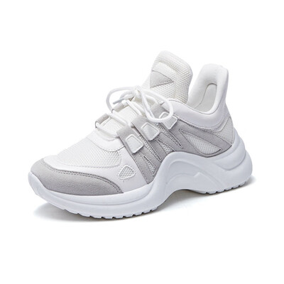 

Sneakers Women Summer Vulcanize Female Fashion Sneakers Lace Soft Basket Femme Dad Platform Breathable Mesh Sneakers for Women
