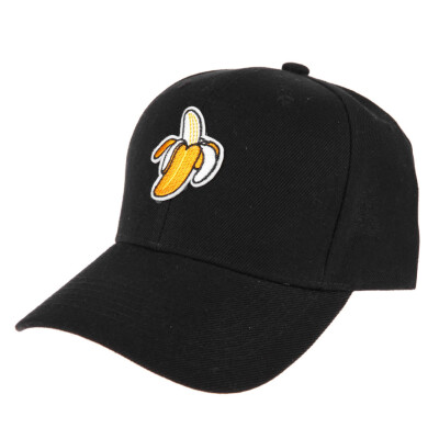 

Unisex Banana Embroidery Baseball Cap Snapback Hat Hiphop Cap Adjustable