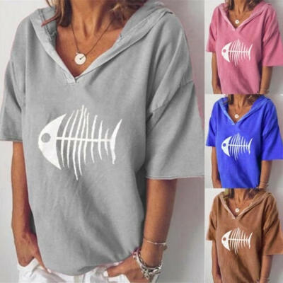 

Women Short Sleeve Loose T Shirts Fashion Ladies Summer Casual Blouse Tops Shirt
