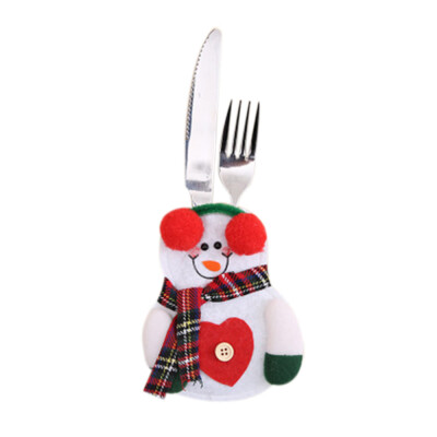 

〖Follure〗Christmas Table Decoration Christmas Fork Set Elk
