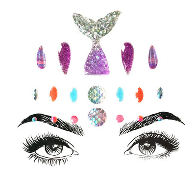 

〖Follure〗Face Gems Adhesive Glitter Jewel Tattoo Wedding Festival Rave Party Body Make Up