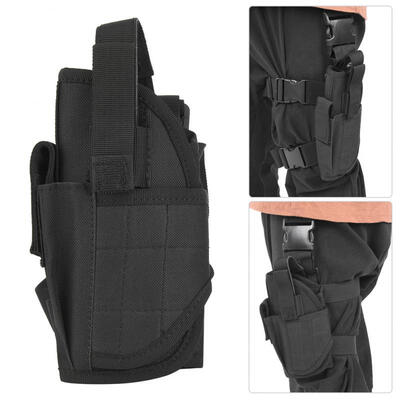 

Greensen Outdoor Multifunctional Tactics Adjustable Left Leg Puttee Thigh Holster Holder Black