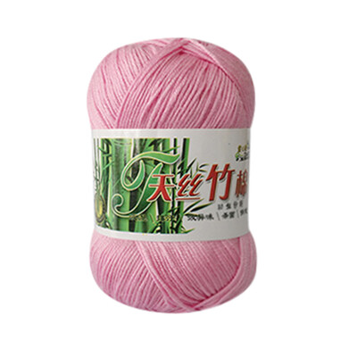 

Gobestart New Bamboo Cotton Warm Soft Natural Knitting Crochet Knitwear Wool Yarn 50g A