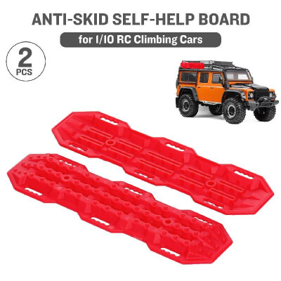 

2PCS Anti-Skid Self-Help Board For 110 RC Crawler Car TRX4 Defender Bronco RC4WD D90 Axial Scx10 90046 CC01 VS4