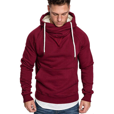 

Toponeto Mens Fashion Long-sleeved Round Neck Solid Color Printing Sweater Tops Blouse
