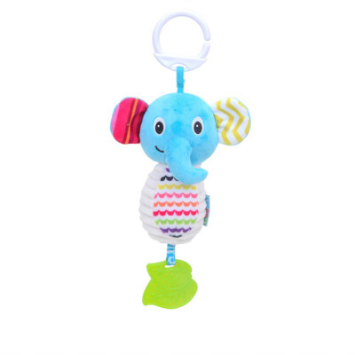 

Tailored Baby Infant Plush With Teether Cute Animal Hanging Bell Play Toys Doll Gift