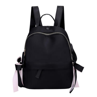 

Women Silk USB Charge Nylon Backpacks Travel Casual Shoulder School Handbag