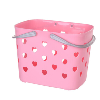 

Toponeto Storage Bathroom Kitchen Hollow Plastic Color Fashionable Portable For Basket
