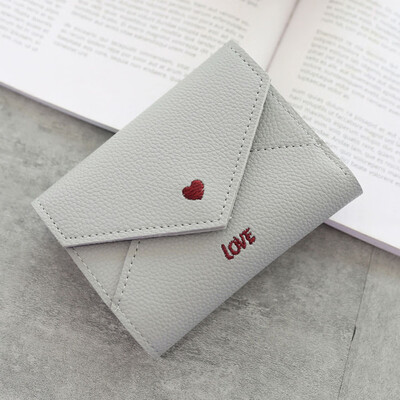 

Tailored Women Simple Love Short Wallet Coin Purse Card Holders Handbag BK