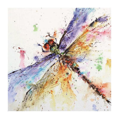 

Diamond Embroider Painting Full Drill DIY Dragonfly Rhinestone Cross Stitch