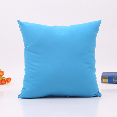 

Cushion Cover Throw Pillowcase Car Sofa Seat Pillow Cover Solid Color Simple Candy Color Outdoor Chair Waist Cushions Case