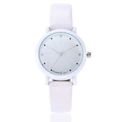 

New student ladies belt watch with diamond jelly color