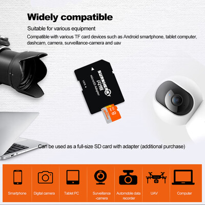 

High Speed Memory TF Card HD Camera Storage Cards Orange&128GB