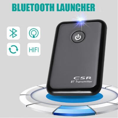 

Bluetooth Transmitter 1-Drag-2 Dual Port Portable Wireless Stereo Music Transmitter for 35mm Audio Devices