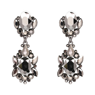 

AOTEMAN 2019 Rose Gold Color Good Trend Fashion Full Crystal Earring Vintage Statement Stud Earrings