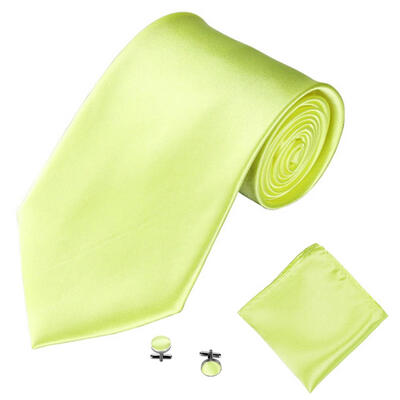 

Mens Fashion Solid Color Suits Ties Necktie Cufflinks Hanky Set Tuxedo Suit
