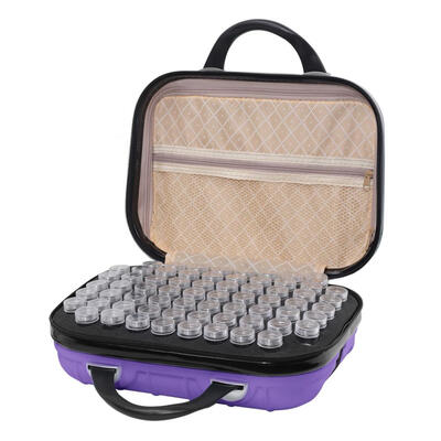 

132 Bottles Diamond Painting Storage Box Bead Container Embroidery Handbag