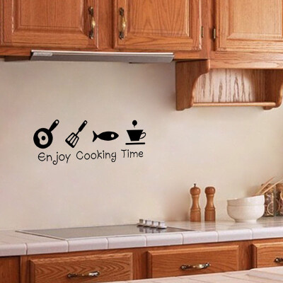 

〖Follure〗Removable Kitchen Enjoy Cooking Time Wall Sticker Vinyl Decal Home Decor