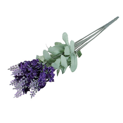 

Artificial Lavender Silk Flower Bouquet Wedding Home Party DIY Decor 10 Heads
