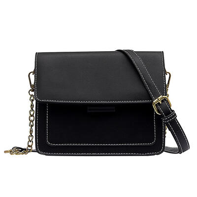 

Hit Color Shoulder Messenger Handbags Women PU Leather Flap Crossbody Bags