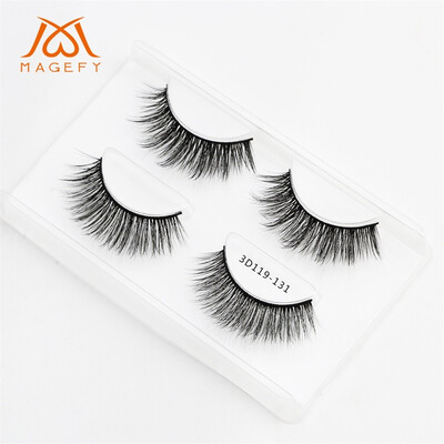 

〖Follure〗Two Pairs Of 3D Mink Fur With Soft Long Curly And Warped Many Layer Eyelashes