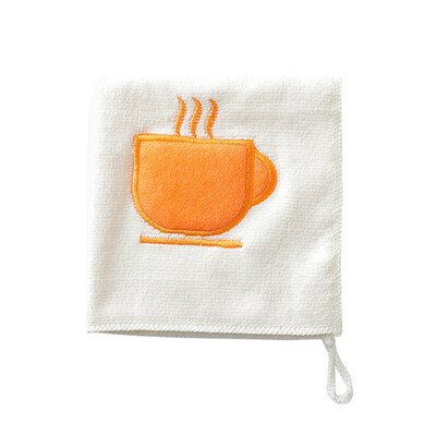 

Toponeto Nonstick Oil Coral Velvet Hanging Hand Towels Kitchen Dishclout