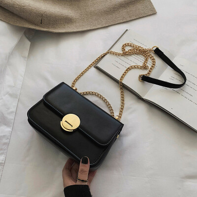 

Advanced sense of the sense of quality bag female 2019 new wave Korean version of the wild shoulder slung fashion chain small square bag