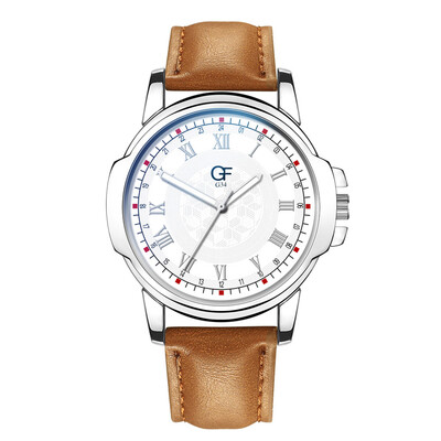 

Gobestart Hot Man Leather Watch Whatever Late Anyway Letter Watches New Pointer glow
