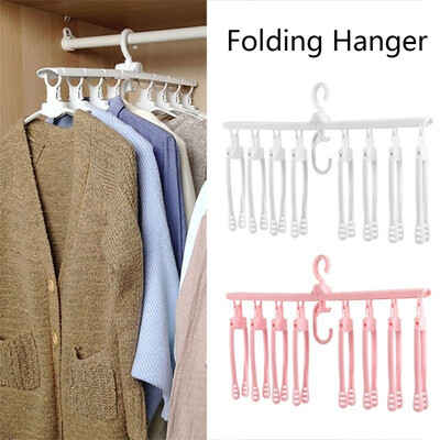 

Magic Hanger Clothes Folding Hanger Rack Coat Organizer Foldable Closet Dual Hanger Space Saver