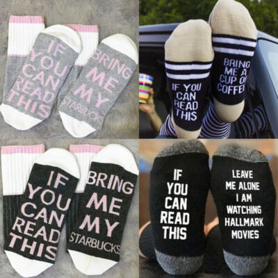 

Women If You Can Read This Bring Me My Starbucks Coffee Lover Couple Ankle Socks