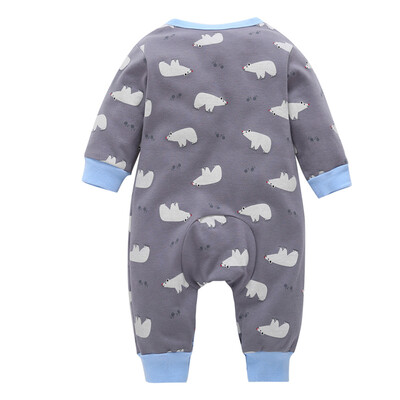 

Infant Baby Boy Girls Boys Long Sleeve Cartoon Romper Jumpsuit Outfit Clothes