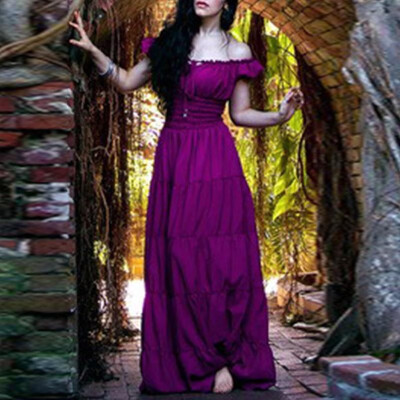 

A shoulder length dress
