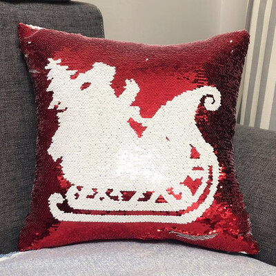

Tailored Reversible Flip Sequins Throw Pillow Case Sofa Car Cushion Cover Home Decor