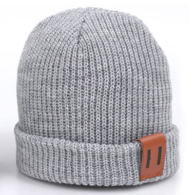 

Winter Warm Hat Mom Newborn Kid Boy Girl Knitted Woolen Headwear Beanie Cap Hats