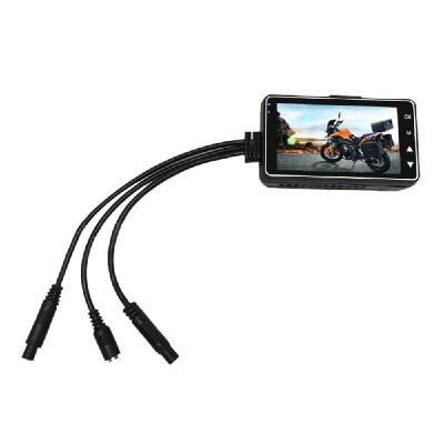 

Motorcycle Camera DVR Motor Dash Cam with Special Dual-track Front Rear Recorder Motorbike Electronics